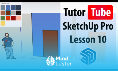 SketchUp Pro Lesson 10 Using Position Camera Tool