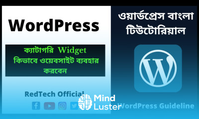 20 ক্যাটাগরি Widget কিভাবে ওয়েবসাইট ব্যবহার করবেন । How To Use Category Widget In WordPress Sidebar
