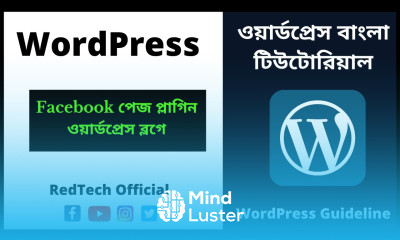 How to Add the New Facebook Page Plugin in WordPress ফেসবুক পেজ প্লাগিন ওয়ার্ডপ্রেস ব্লগে