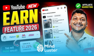 YouTube New Earn Feature 2026  YouTube Se Affiliate Marketing Kaise Kare YouTube Shopping