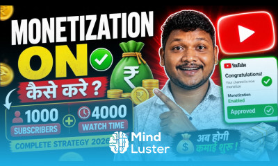 YouTube Monetization Kaise Enable Kare  1000 Subs 4000 Watch Time Complete Strategy 2026