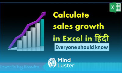 How to Calculate Sales Growth in Excel Hindi