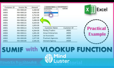 How to use Sumif with Vlookup Function in Excel Combine use of Sumif and Vlookup in Excel