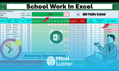 Create a Student Fee Record with Automated Progress and Eligibility Status in Excel