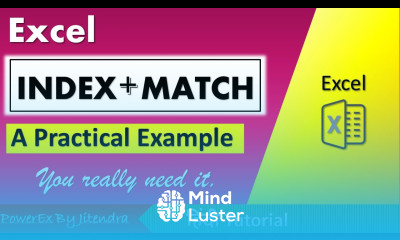 Excel INDEX MATCH How to use it A Practical Example