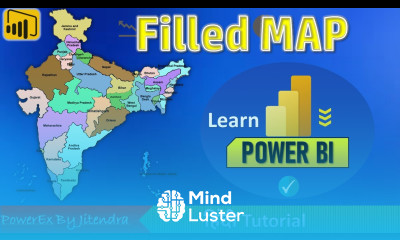11 How to create a Filled Map in Power BI Power BI Tutorial for Beginners By Jitendra Kumar