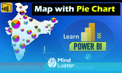 12 How to create a Map with Pie Chart in Power BI Power BI Tutorial for Beginners