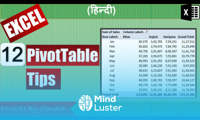 12 Useful Excel Pivot Table Tips and Tricks everyone should know Advance Pivot Table Tips in Hindi