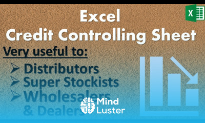 Credit Controlling Sheet in Excel in Hindi Customer Payment Record