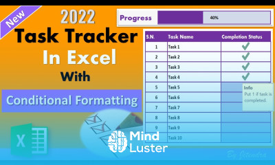 How to create a Task Tracker in Excel Daily Activity Tracker