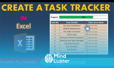 Daily Task Tracker in Excel Hindi