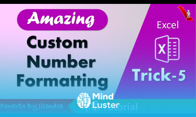 Custom Number Formatting in Excel Trick 5 Show Negative Numbers in Red Color