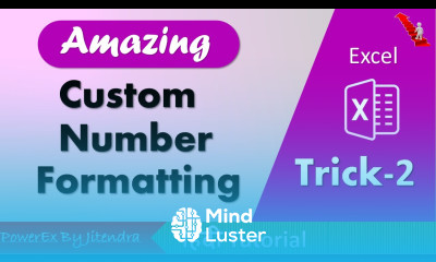 Custom Number Formatting in Excel Trick 2