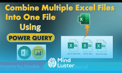 Combine Multiple Excel Files into One File Advanced Excel Power Query Tutorials by Jitendra Kumar