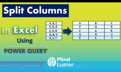 How to Split Columns in Power Query in Excel