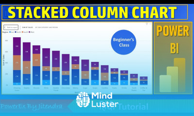4 How to Create a Stacked Column Chart in Power BI Complete Guide in Hindi