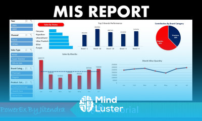 How to Create MIS Report in Excel MIS Report with Visuals Excel MIS Report
