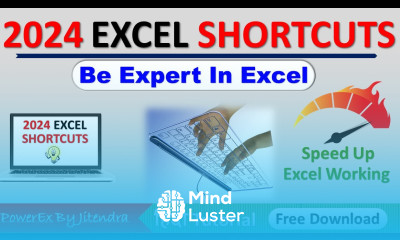 2024 Excel Shortcuts Best Excel Shortcuts in Hindi PowerExbyJitendra