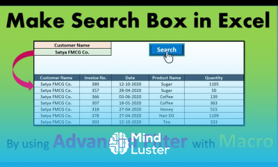 Search Box in Excel by using Advanced Filter and Macro