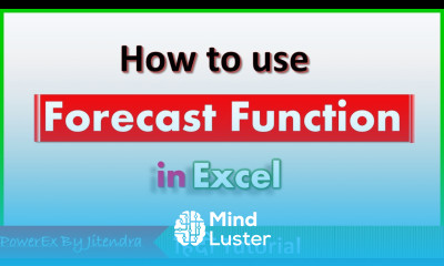 How to use Forecast Function in Excel Hindi