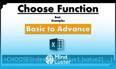 How to use Choose Function in Excel Excel Choose Function Best Examples