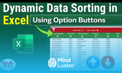 Dynamic Data Sorting in Excel Using Option Buttons