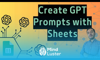 Create a PROMPT GENERATOR in Google Sheets for ChatGPT AI Tools 