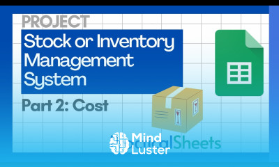 Enhance Your Stock MANAGEMENT System in Google Sheets 