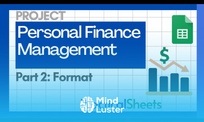 Google SHEETS Personal Finance Tracker Dashboard Formatting Error Fixes 