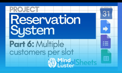 How to Set CAPACITY Limits in Your Google Sheets Reservation System 