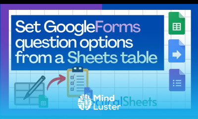 Sync Google FORMS with Sheets Automatically 