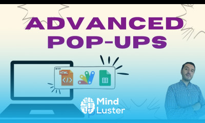 Create CUSTOM Popups in Google Sheets Using HTML 