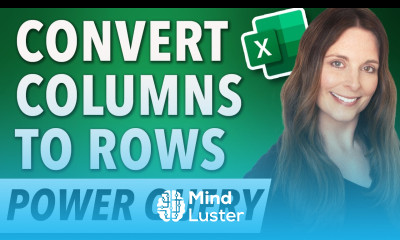 Convert Columns to Rows in Excel using Power Query Transform Salary Data for Database Upload
