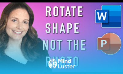 How to Rotate the Shape Without Rotating the Photo Image in PowerPoint Word