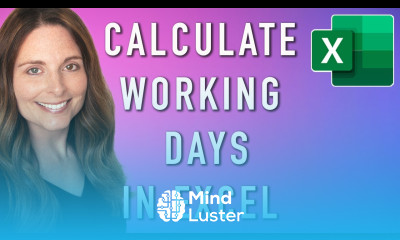 How to Calculate Working Days in Excel Exclude Weekends Holidays