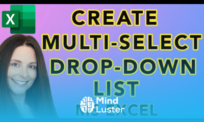 How to Create A Multi Select Drop Down List in Excel