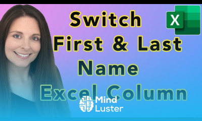 How To Switch First and Last Name in Excel Column Swap Last and First Name in Excel
