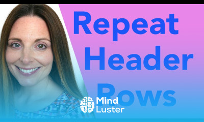 How to Repeat Header Rows in Excel Repeat Title Rows on Each Printed Page