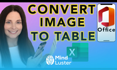 How To Convert Image To Excel Table With MS Office App Extract A Table From A Photo With Phone