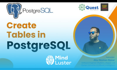 03 Create Database and Tables in PostgreSQL