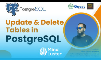 04 Update and Delete Table Data in PostgreSQL
