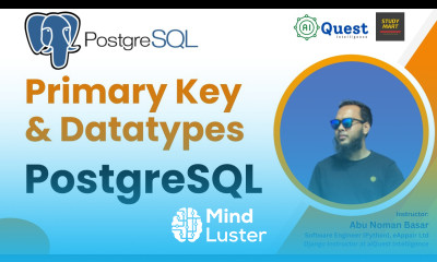 07 Primary Key and Datatypes Query in PostgreSQL SQL Bangla Course for Professionals