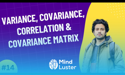 14 Variance Covariance Correlation Covariance Matrix Linear Algebra for Machine Learning
