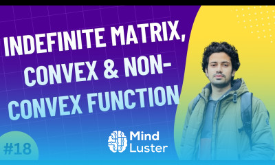 18 Indefinite Matrix Convex Non Convex Function Linear Algebra for Machine Learning Bangla