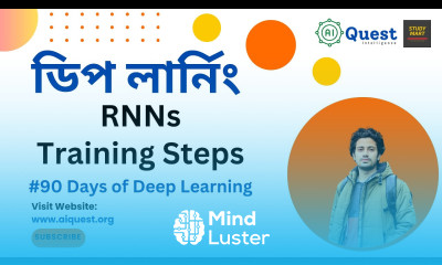 RNN Main Steps to Train a Recurrent Neural Network RNN Bangla Tutorial