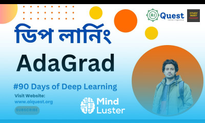 19 Adaptive Gradient Algorithm Adagrad 90 Days of Deep Learning Bangla Tutorials