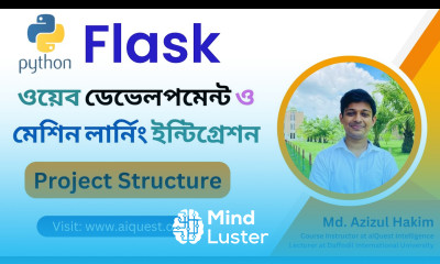 04 Python Flask Bangla Tutorial Flask Project Structure Python Flask