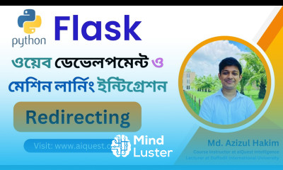 09 Python Flask Bangla Tutorial Redirecting to URL in Flask