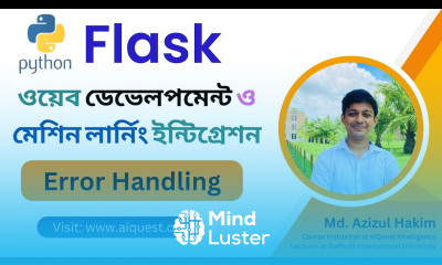 10 Python Flask Bangla Tutorial Error Handling in Flask Applications