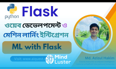 11 Python Flask Bangla Tutorial Build Your 1st Machine Learning Project Deploy with Flask